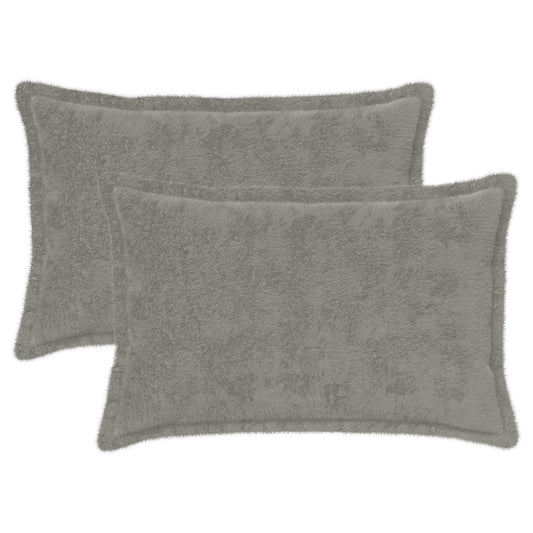 Cushion Cover 2 pcs HOUTEN Light Grey 30 x 50 cm
