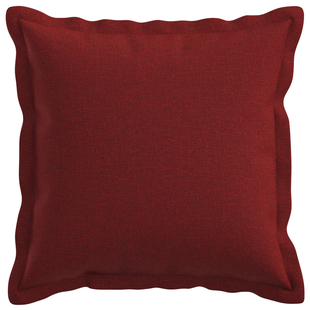 Cushion Cover 2 pcs HOUTEN Wine Red 35 x 35 cm Faux Linen