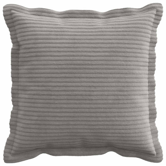 Cushion Cover 2 pcs HOUTEN Light Grey 35 x 35 cm Corduroy