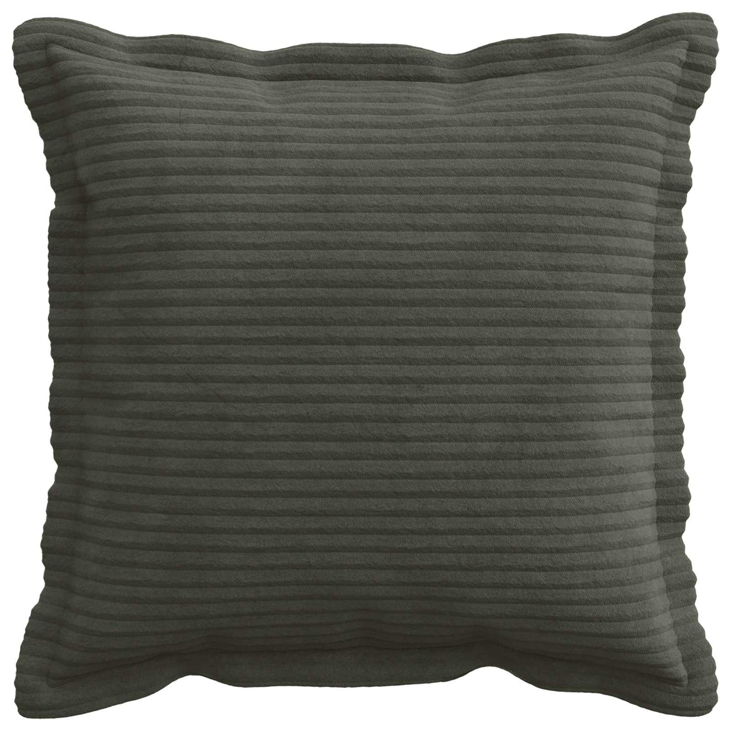 Cushion Cover 2 pcs HOUTEN Anthracite 35 x 35 cm Corduroy