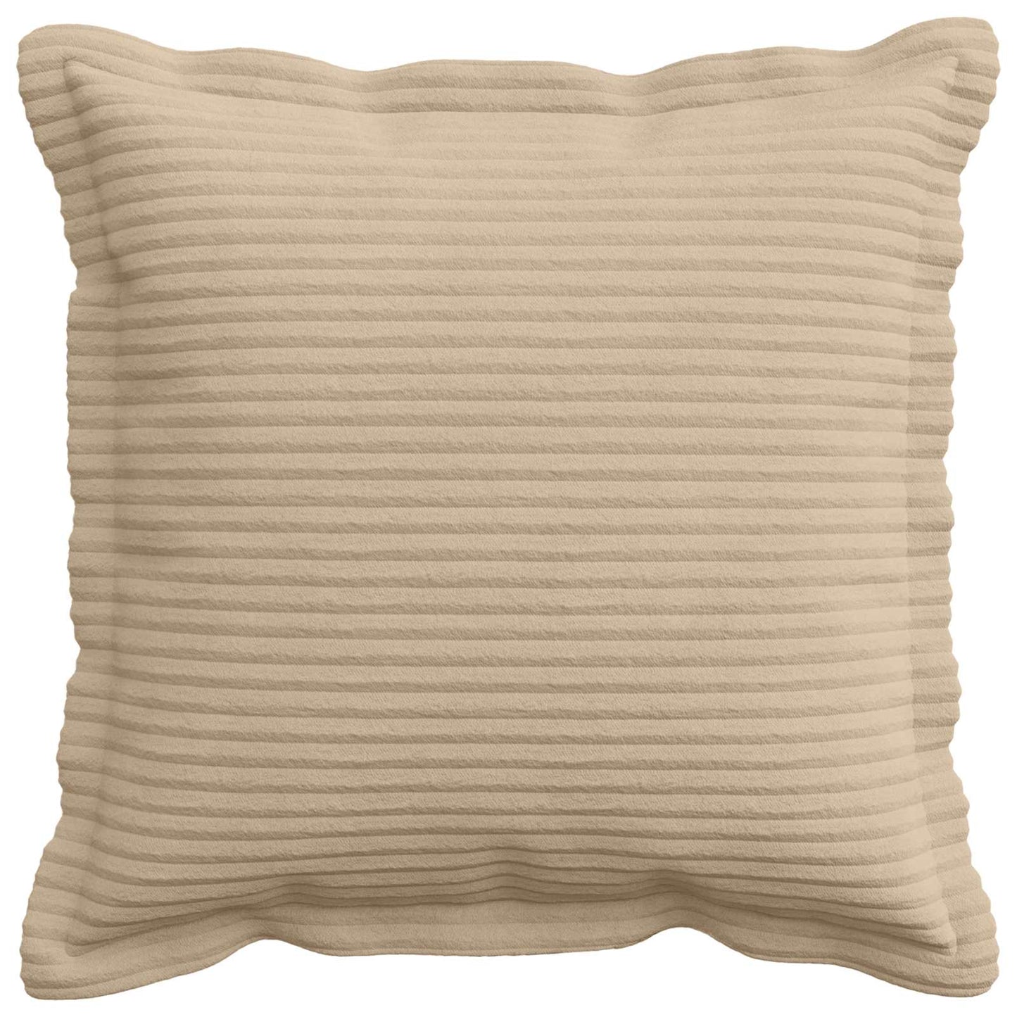 Cushion Cover 2 pcs HOUTEN Taupe 35 x 35 cm Corduroy