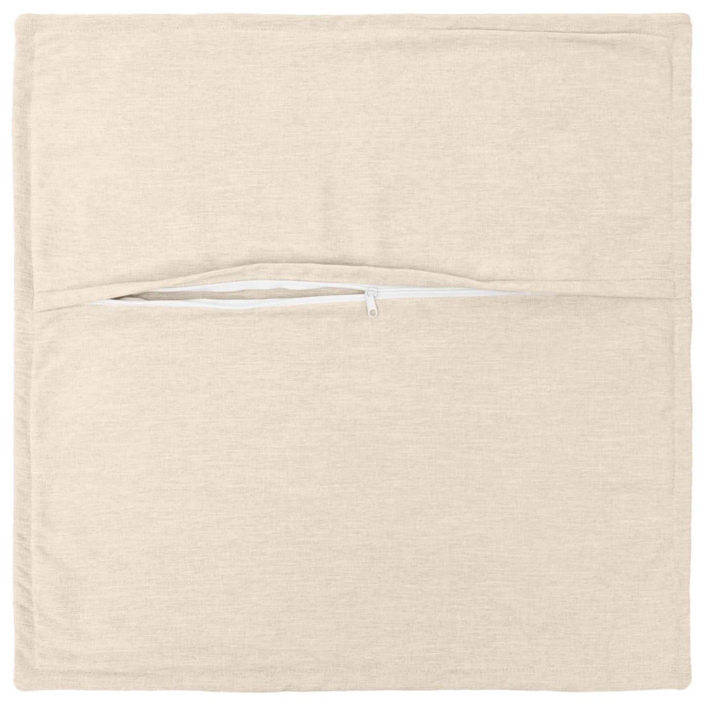 Cushion Cover 6 pcs HOUTEN Cream 35 x 35 cm Chenille Fabric
