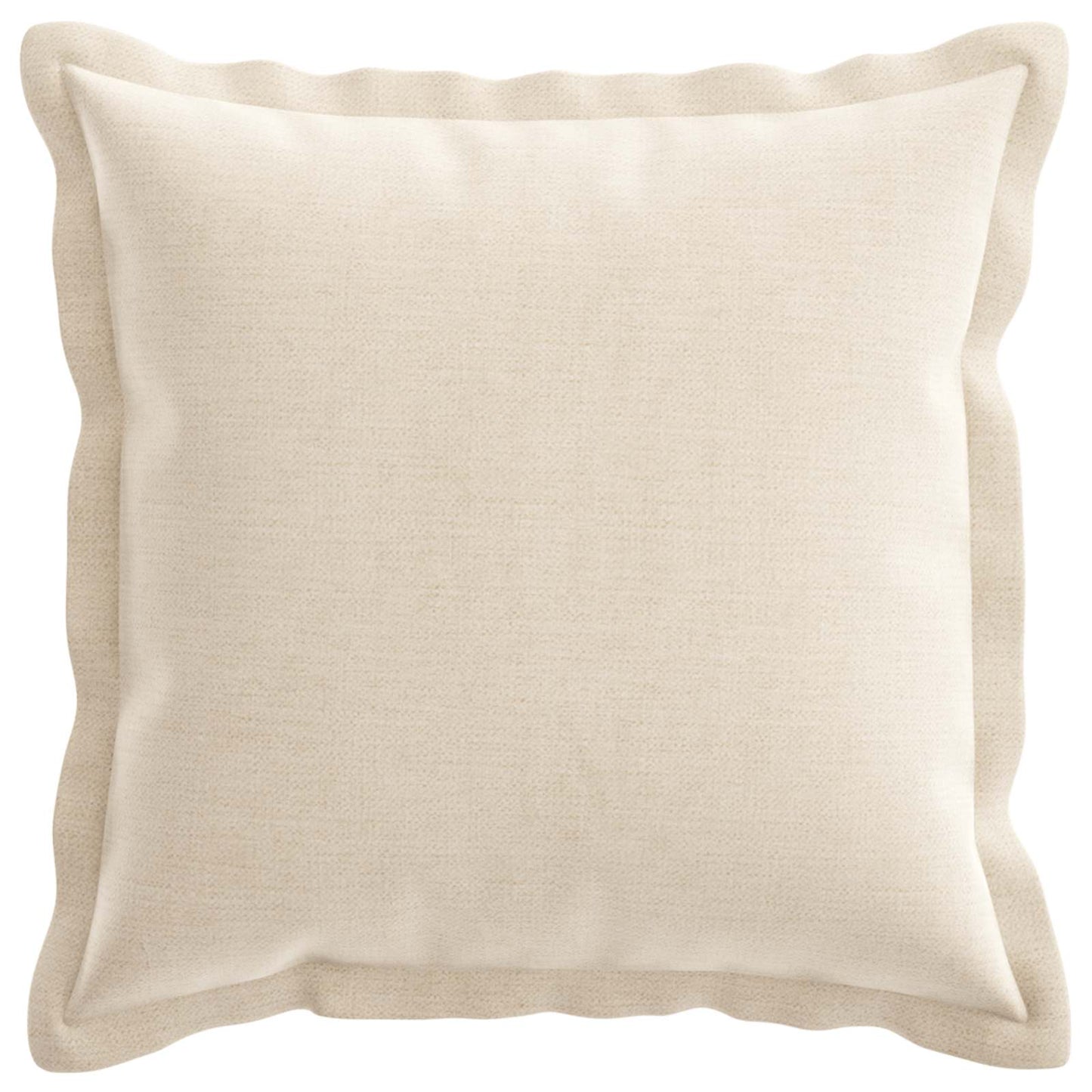 Cushion Cover 6 pcs HOUTEN Cream 35 x 35 cm Chenille Fabric