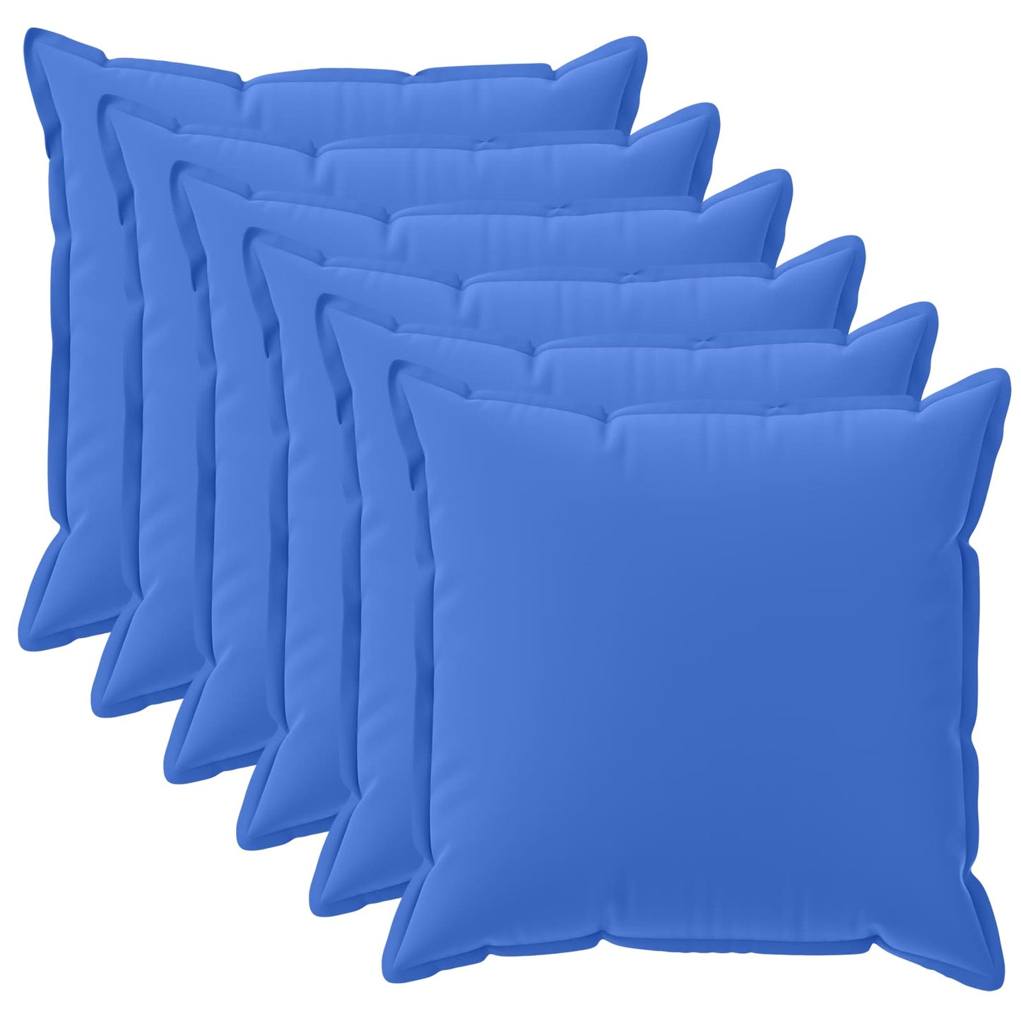 Cushion Cover 6 pcs HOUTEN Royal Blue 35 x 35 cm Polyester