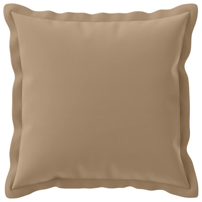 Cushion Cover 6 pcs HOUTEN Taupe 35 x 35 cm Polyester