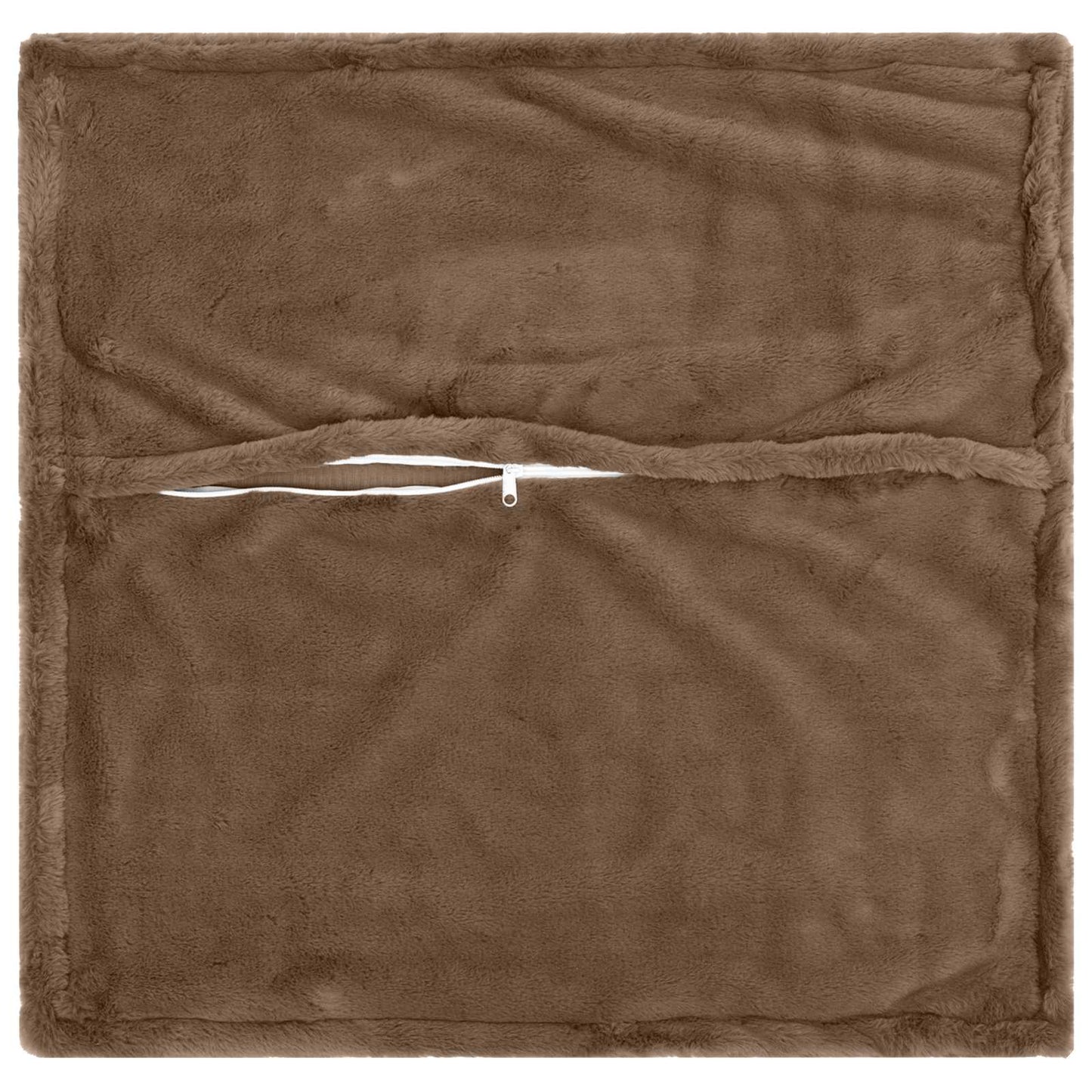 Cushion Cover 2 pcs HOUTEN Light Brown 35 x 35 cm