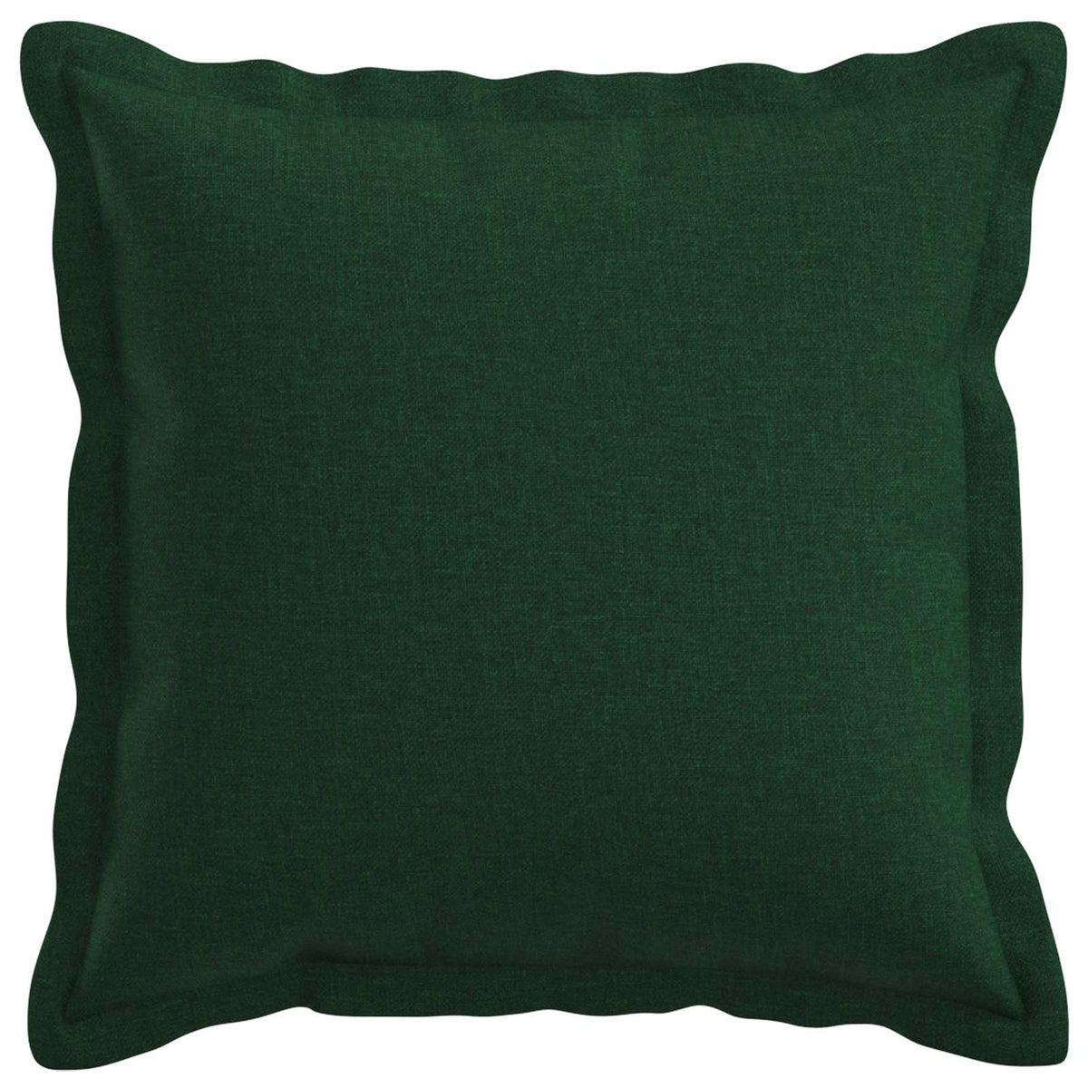 Cushion Cover 2 pcs HOUTEN Dark Green 40 x 40 cm Faux Linen