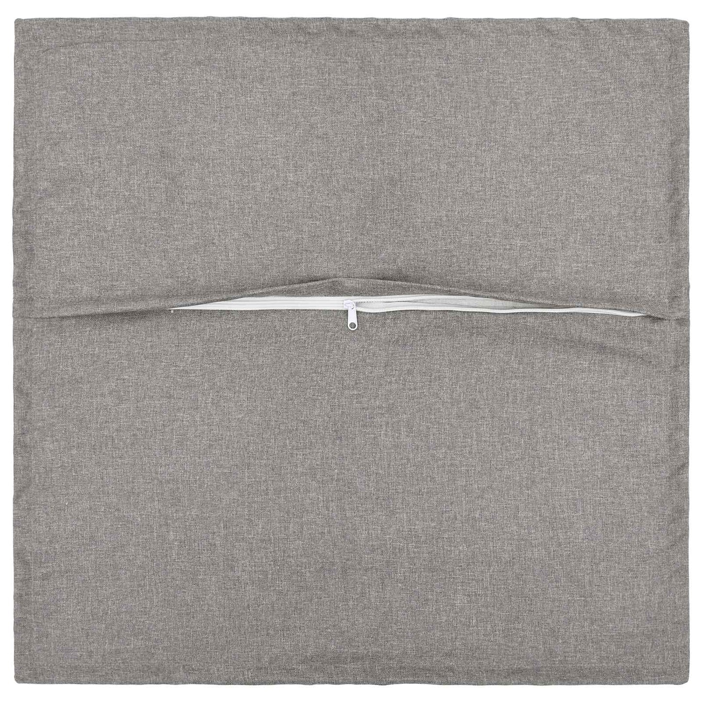 Cushion Cover 2 pcs HOUTEN Cloud Grey 40 x 40 cm Faux Linen