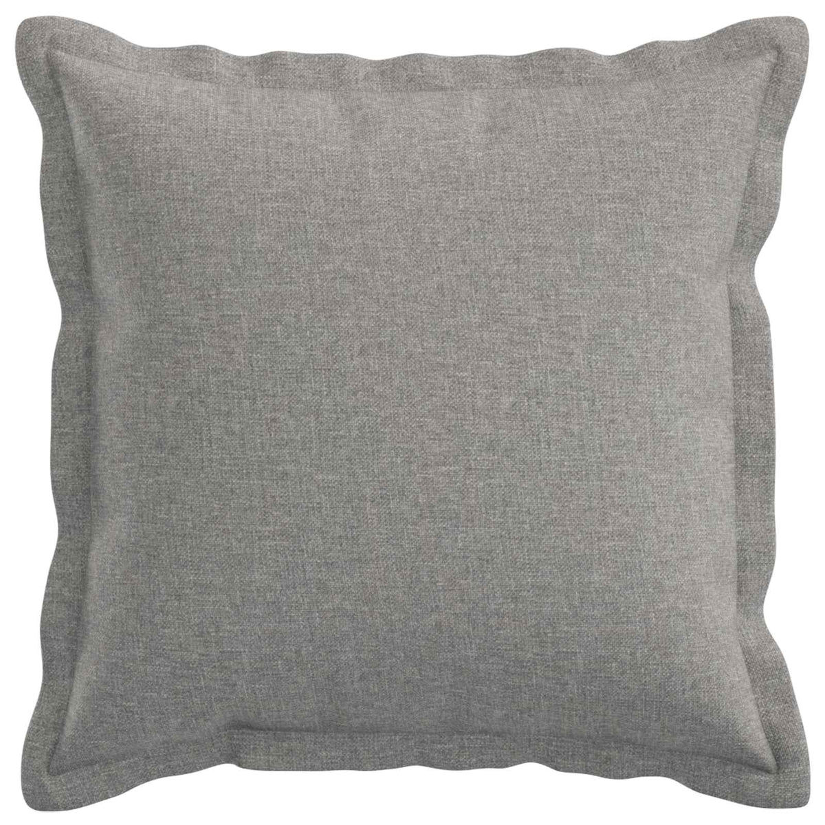 Cushion Cover 2 pcs HOUTEN Cloud Grey 40 x 40 cm Faux Linen