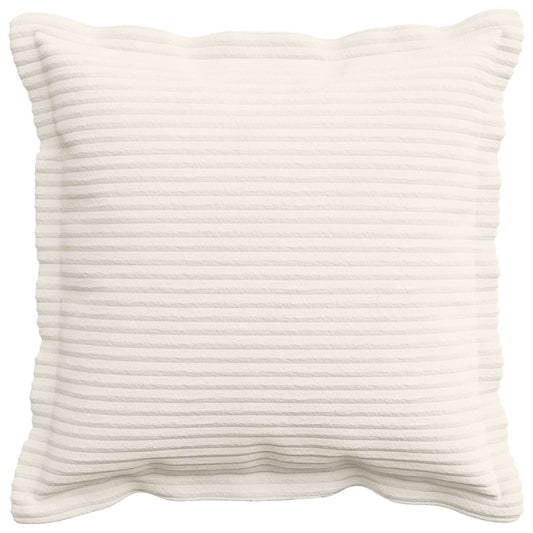 Cushion Cover 2 pcs HOUTEN Cream 40 x 40 cm Corduroy