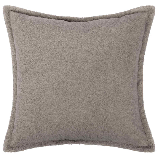 Cushion Cover 2 pcs HOUTEN Light Grey 40 x 40 cm Bouclé