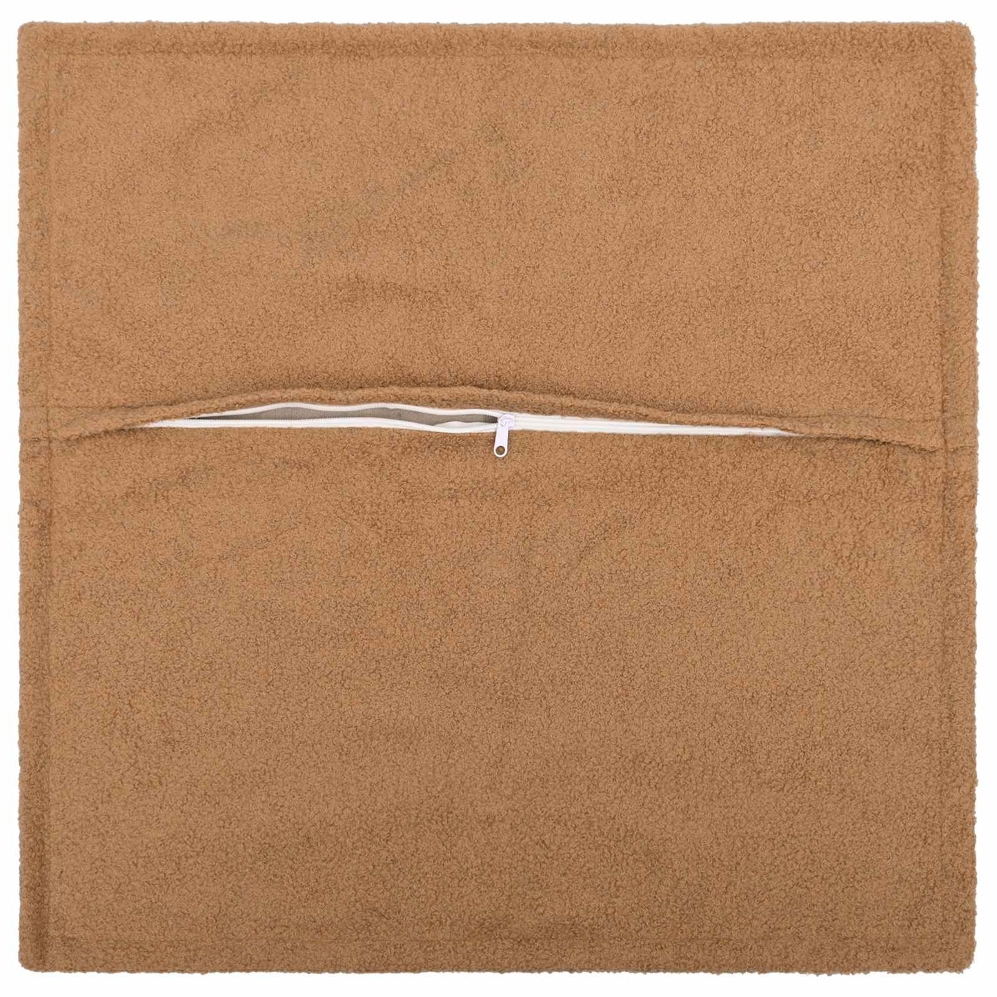 Cushion Cover 2 pcs HOUTEN Beige 40 x 40 cm Bouclé