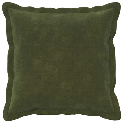 Cushion Cover 12 pcs HOUTEN Green 40 x 40 cm Microfiber Fleece