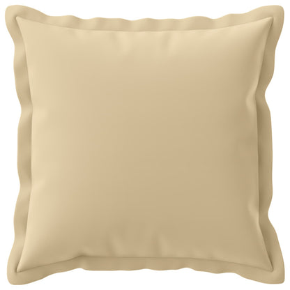 Cushion Cover 12 pcs HOUTEN Beige 40 x 40 cm Polyester