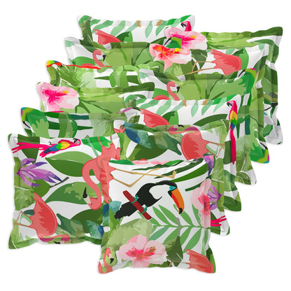 Cushion Cover 12 pcs HOUTEN Multicolour 40 x 40 cm Polyester