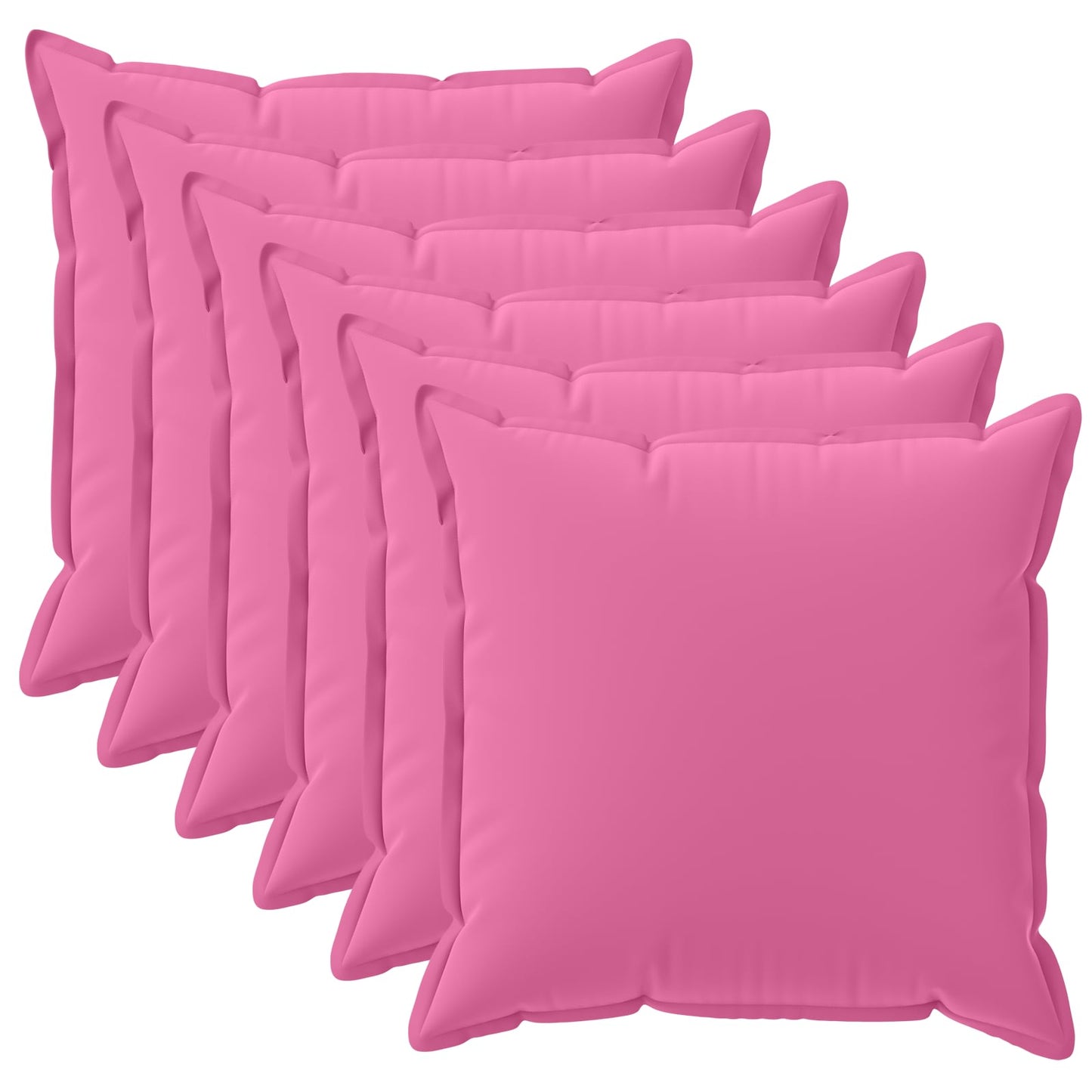Cushion Cover 6 pcs HOUTEN Pink 40 x 40 cm Polyester