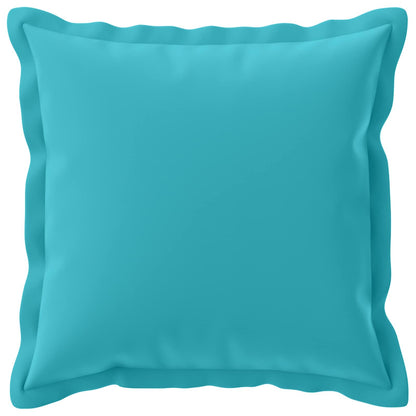 Cushion Cover 6 pcs HOUTEN Turquoise 40 x 40 cm Polyester