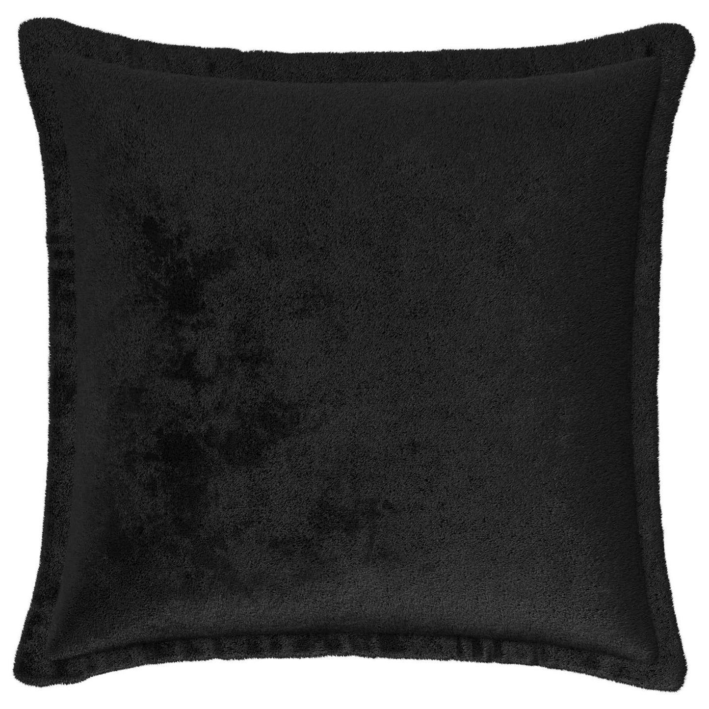 Cushion Cover 6 pcs HOUTEN Black 40 x 40 cm Flannel
