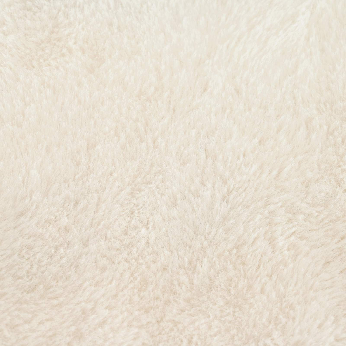 Cushion Cover 6 pcs HOUTEN White 40 x 40 cm Faux Rabbit Fur