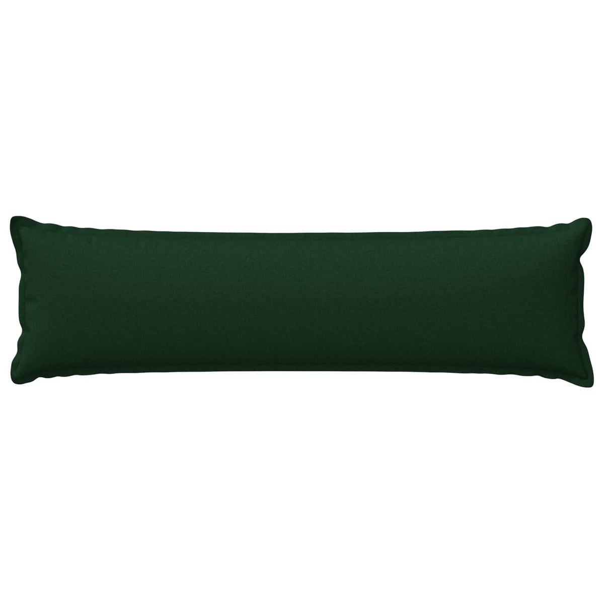 Cushion Cover 2 pcs HOUTEN Dark Green 40 x 145 cm Faux Linen