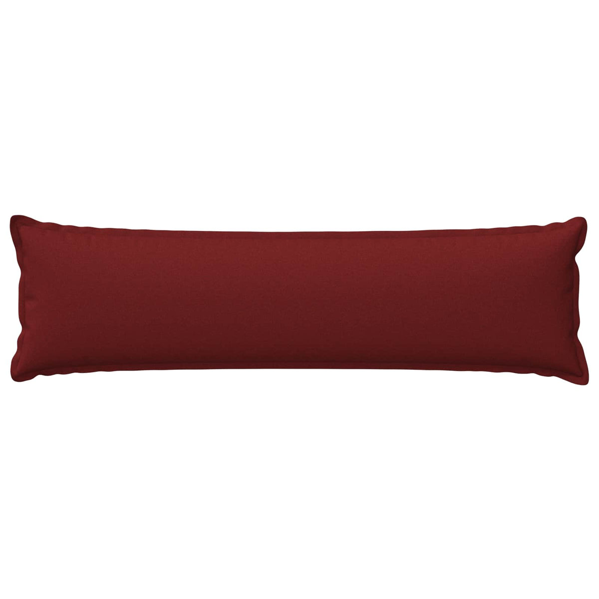 Cushion Cover HOUTEN Wine Red 40 x 145 cm Faux Linen