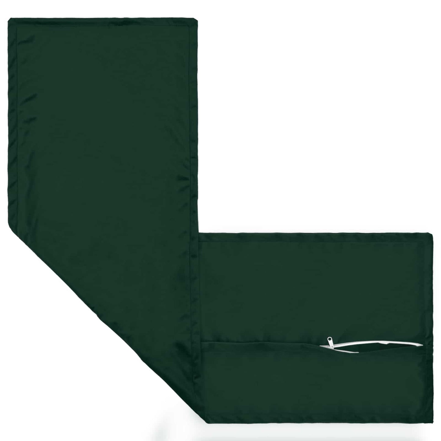 Cushion Cover HOUTEN Dark Green 40 x 145 cm Velvet