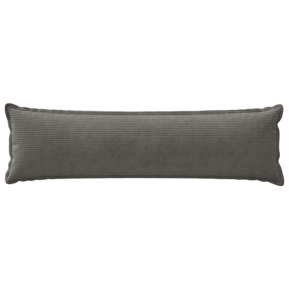 Cushion Cover HOUTEN Dark Grey 40 x 145 cm Corduroy