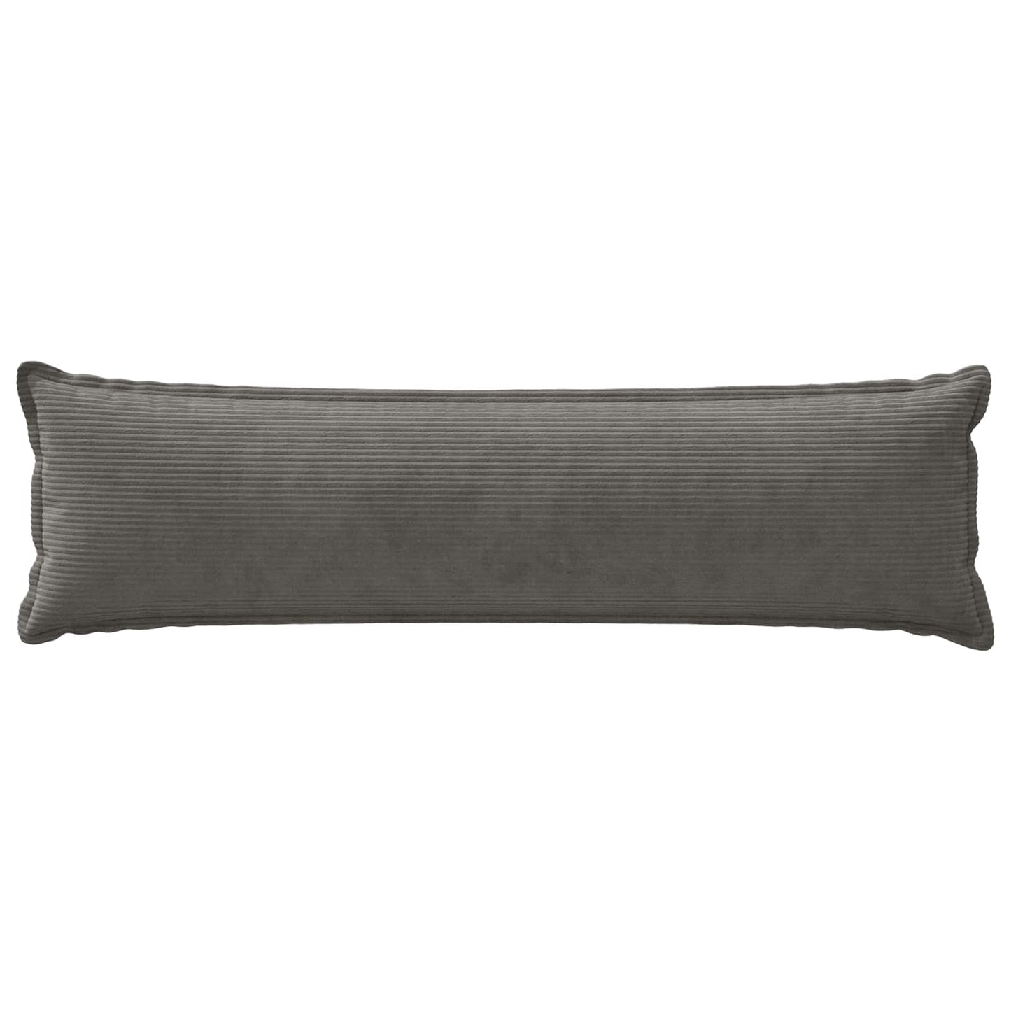 Cushion Cover 2 pcs HOUTEN Dark Grey 40 x 145 cm Corduroy