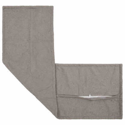 Cushion Cover HOUTEN Light Grey 40 x 145 cm Bouclé