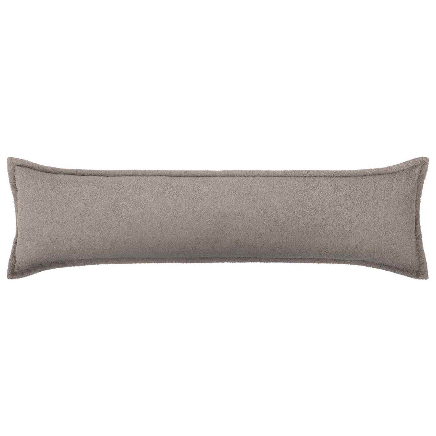 Cushion Cover 2 pcs HOUTEN Light Grey 40 x 145 cm Bouclé