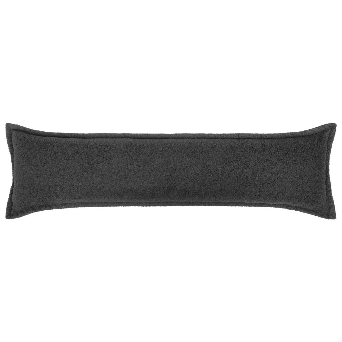 Cushion Cover HOUTEN Dark Grey 40 x 145 cm Bouclé