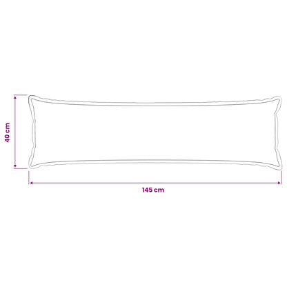 Cushion Cover HOUTEN Black 40 x 145 cm Bouclé