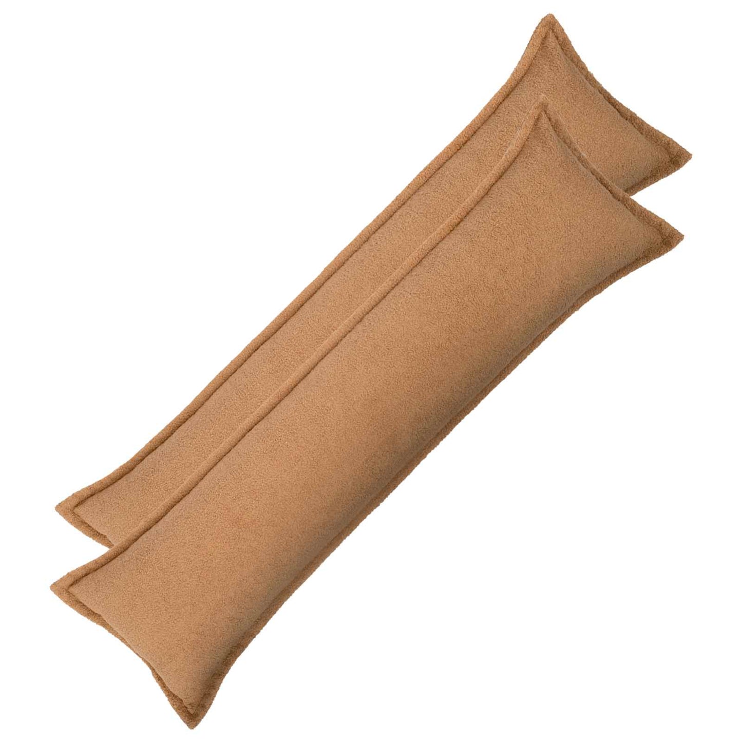 Cushion Cover 2 pcs HOUTEN Beige 40 x 145 cm Bouclé