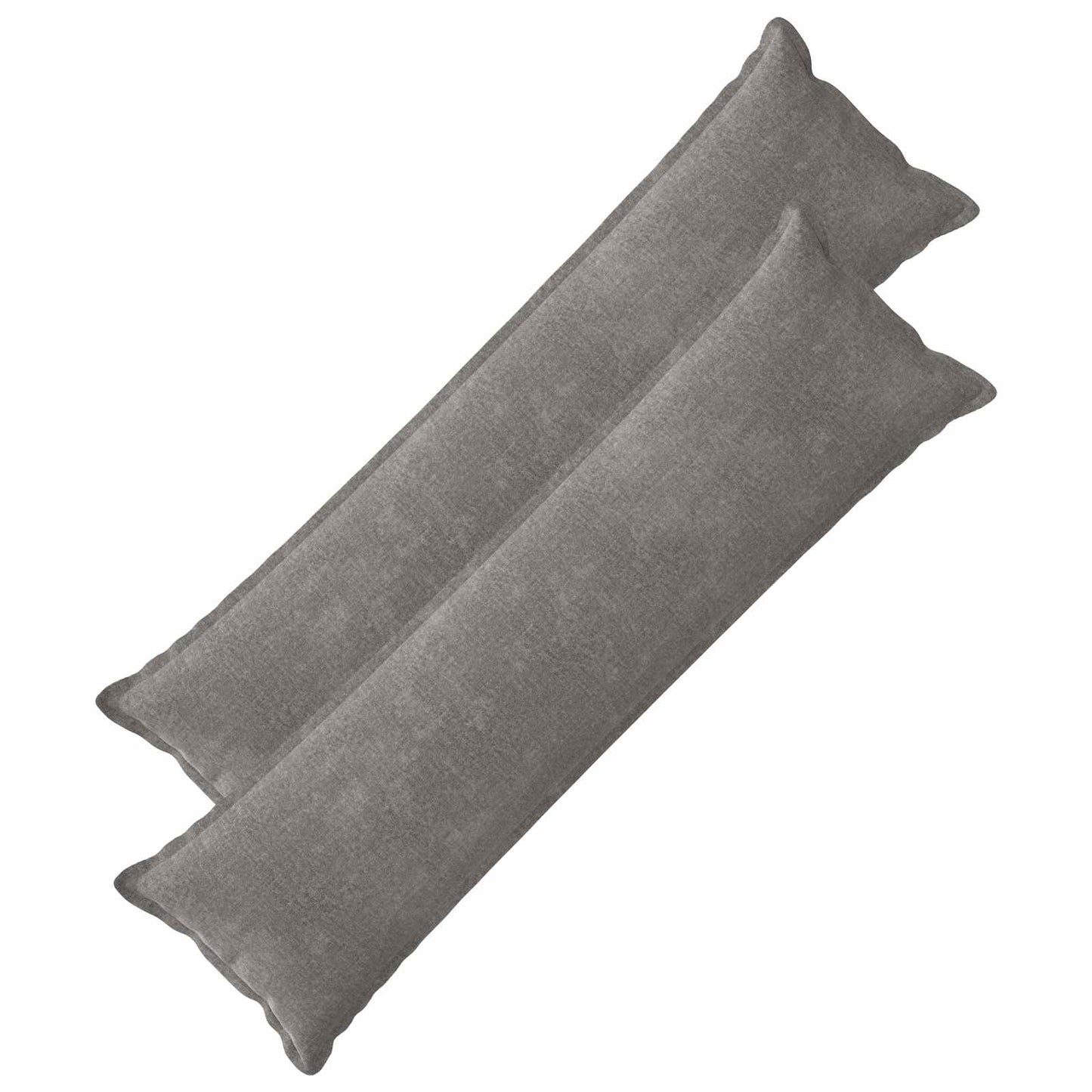 Cushion Cover 2 pcs HOUTEN Dark Grey 40 x 145 cm