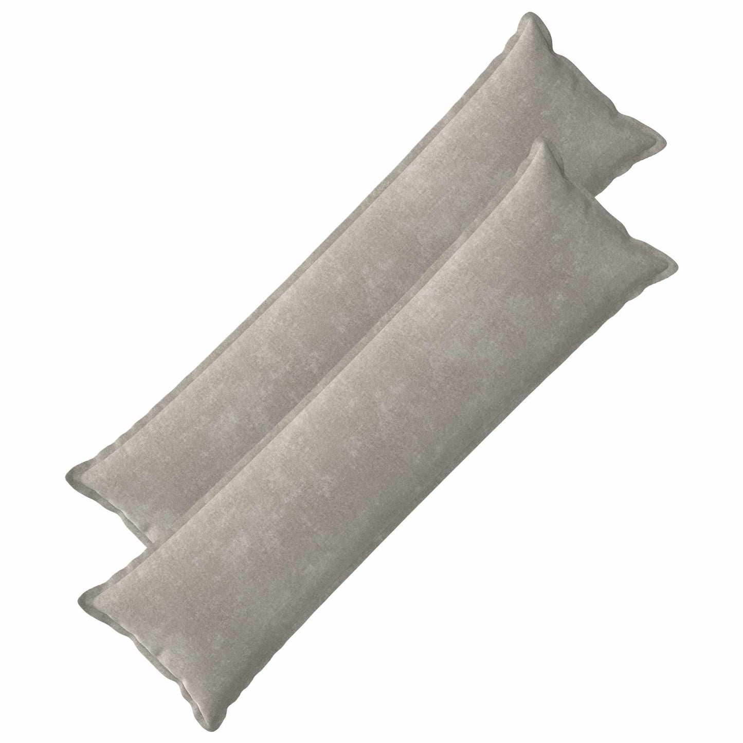 Cushion Cover 2 pcs HOUTEN Light Grey 40 x 145 cm