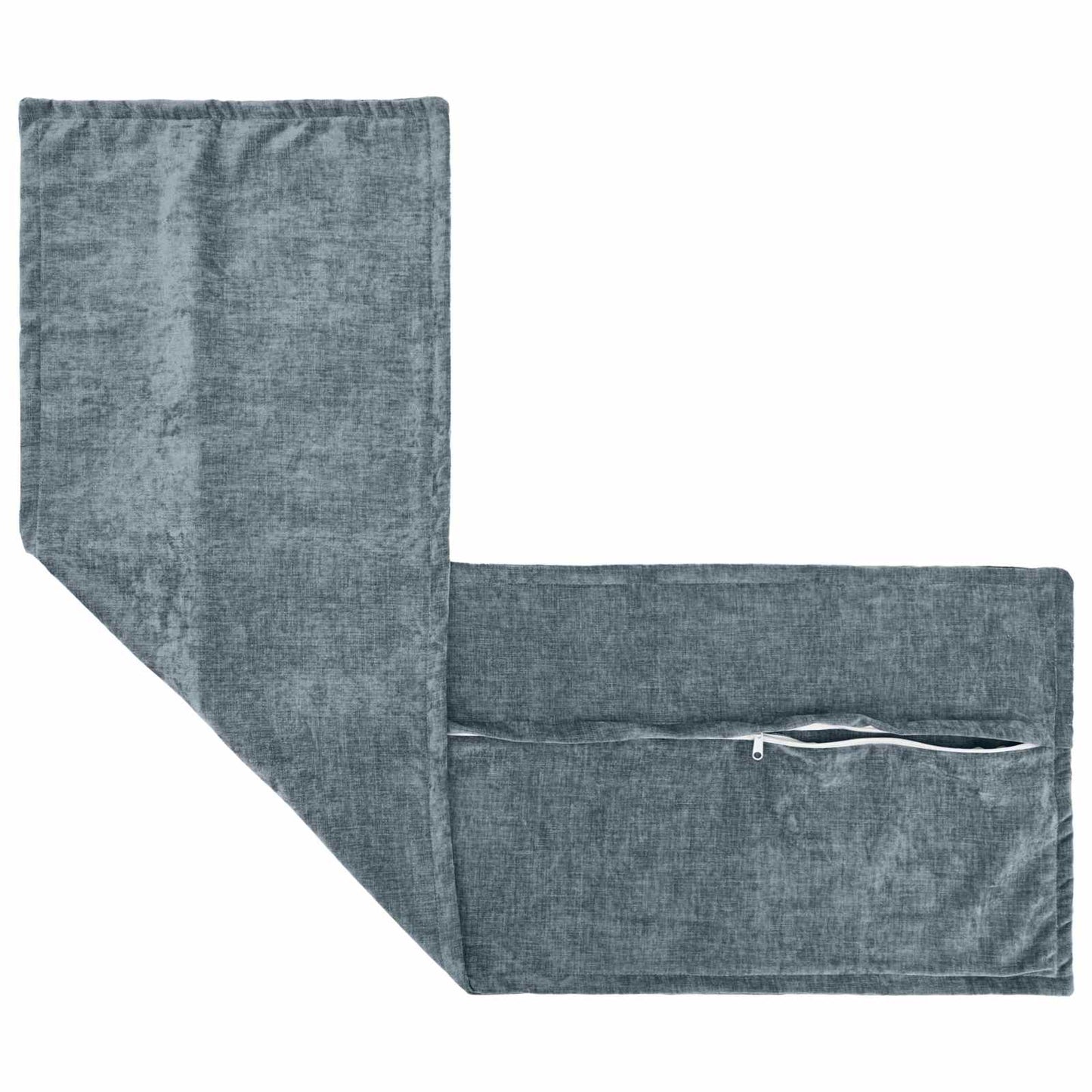 Cushion Cover HOUTEN Light Blue 40 x 145 cm Chenille Fabric