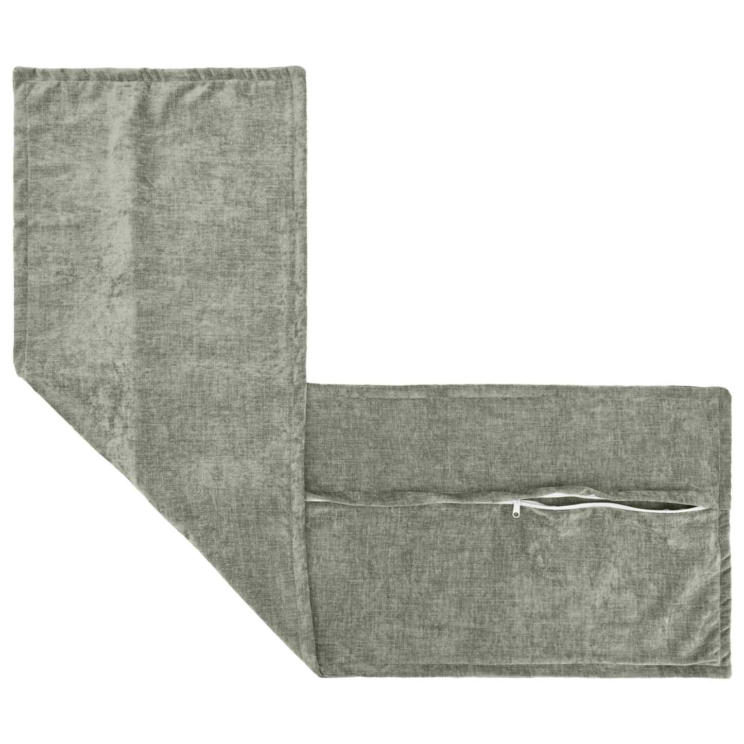 Cushion Cover HOUTEN Green 40 x 145 cm Chenille Fabric