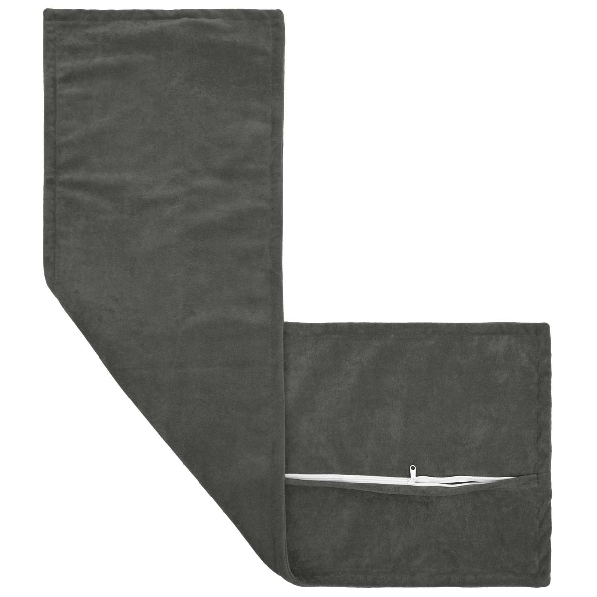 Cushion Cover 2 pcs HOUTEN Anthracite 40 x 145 cm