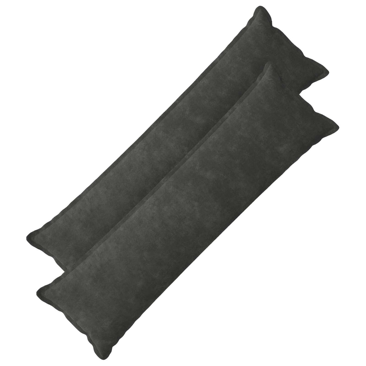 Cushion Cover 2 pcs HOUTEN Anthracite 40 x 145 cm