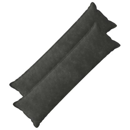 Cushion Cover 2 pcs HOUTEN Anthracite 40 x 145 cm