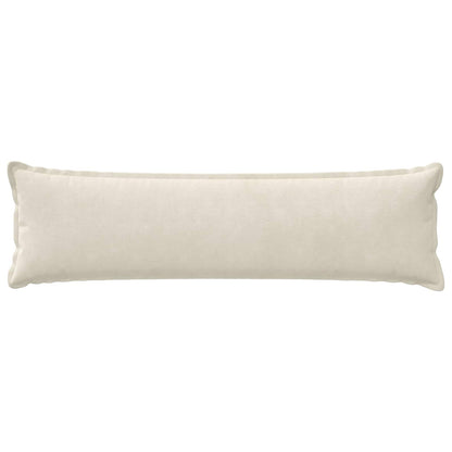 Cushion Cover 2 pcs HOUTEN Cream 40 x 145 cm Microfiber Fleece