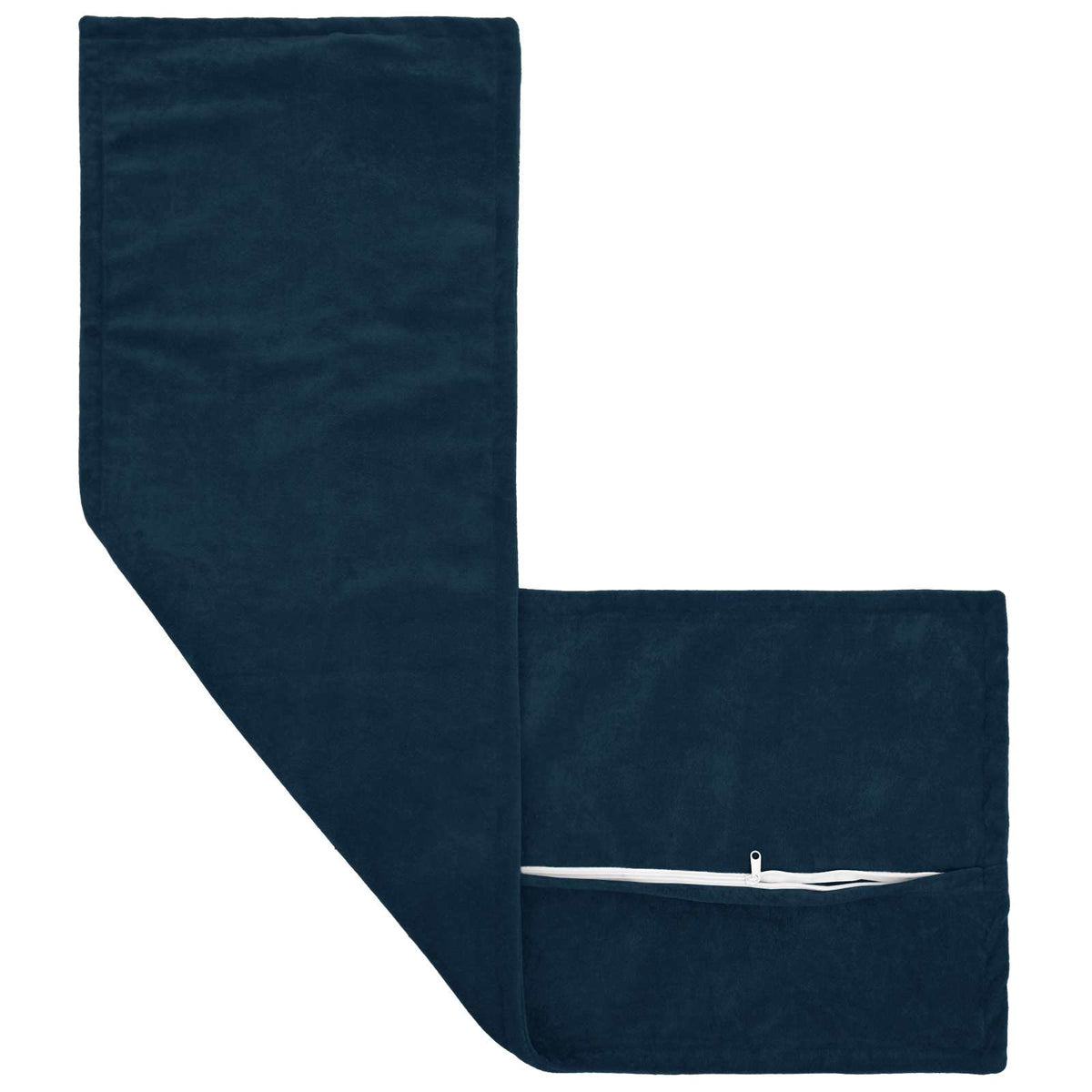 Cushion Cover 2 pcs HOUTEN Blue 40 x 145 cm Microfiber Fleece