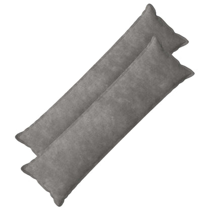 Cushion Cover 2 pcs HOUTEN Light Grey 40 x 145 cm
