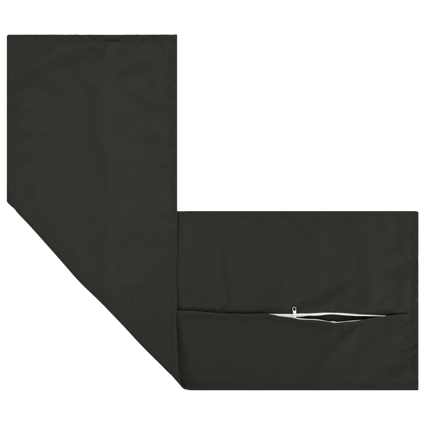 Cushion Cover HOUTEN Black 40 x 145 cm Polyester