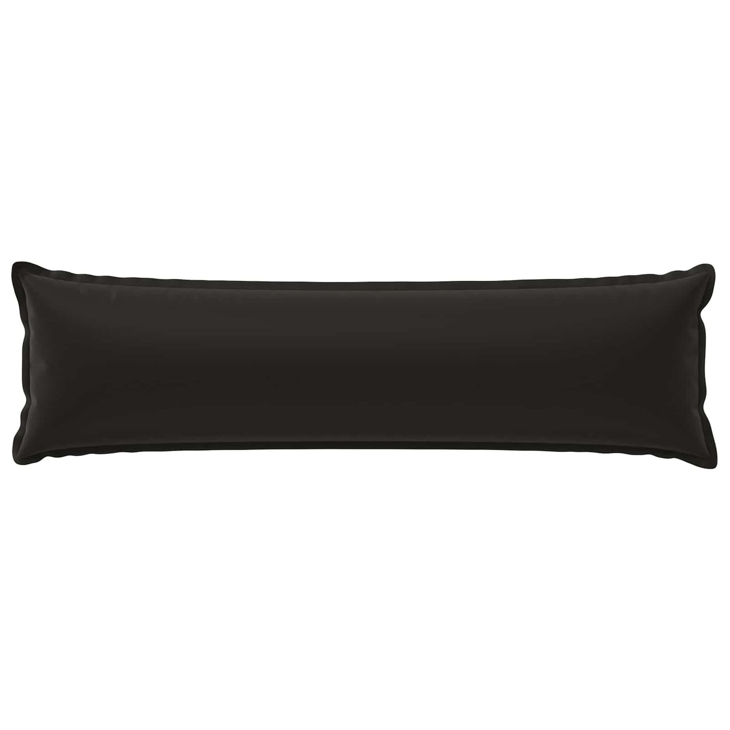Cushion Cover 2 pcs HOUTEN Black 40 x 145 cm Polyester