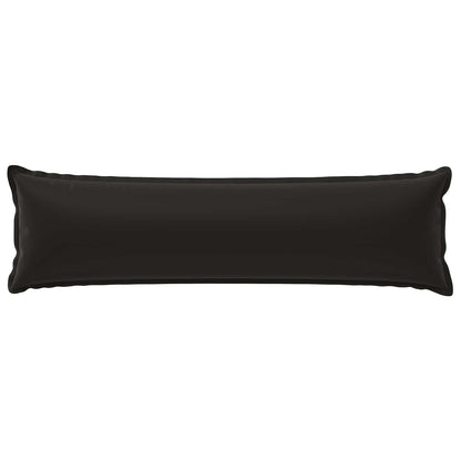 Cushion Cover 2 pcs HOUTEN Black 40 x 145 cm Polyester