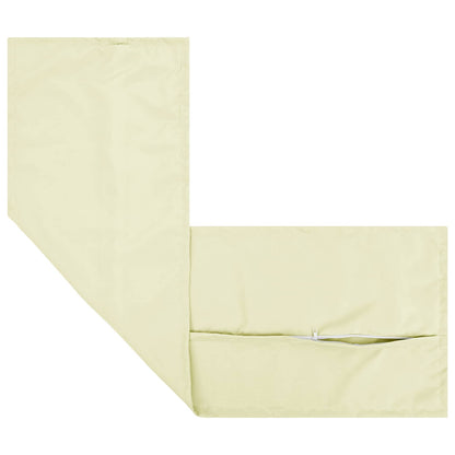 Cushion Cover 2 pcs HOUTEN Cream 40 x 145 cm Polyester