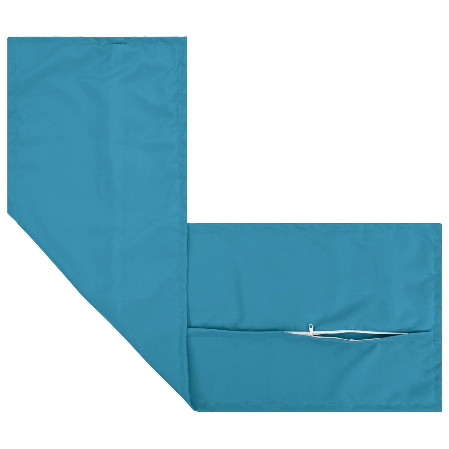 Cushion Cover 2 pcs HOUTEN Light Blue 40 x 145 cm Polyester