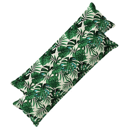 Cushion Cover 2 pcs HOUTEN Leaf Pattern 40 x 145 cm Polyester