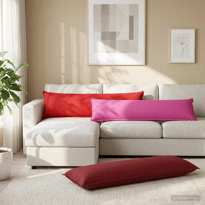 Cushion Cover HOUTEN Red 40 x 145 cm Polyester